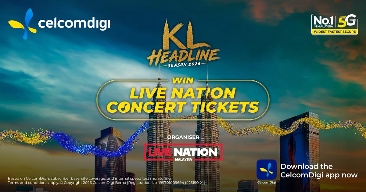Win 2x Live Nation Concert Tickets with CelcomDigi